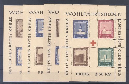 Dt. Lokalpost Oldenburg Block I-II A + B **