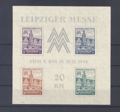 SBZ Block 5y, Messeblock 1946 **