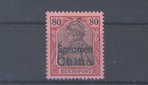 Deutsche Post China Specimen Michel Nr. 23 SP, 80 Pfg. ungebraucht *