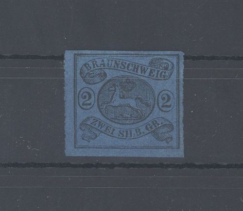 Braunschweig Michel Nummer 15, 2 Sgr. Freimarke 1864 ungebraucht (*)
