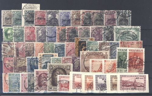 Dt. Abstimmung Marienwerder, gestempelter Posten auf Steckkarte