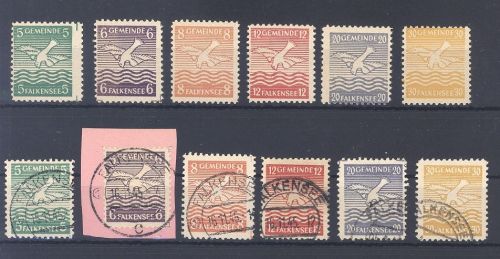 Dt. Lokalpost Falkensee Michel Nummer 1-6 ** und gestempelt