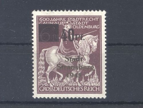 Dt. Lokalpost Strausberg Michel Nummer A 22 aus 1945 **, geprüft