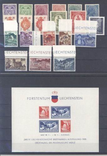 Liechtenstein, ** Posten auf 2 Steckkarten