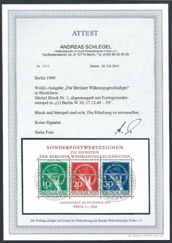 Berlin Block 1 mit ESST, mit FA Schlegel BPP