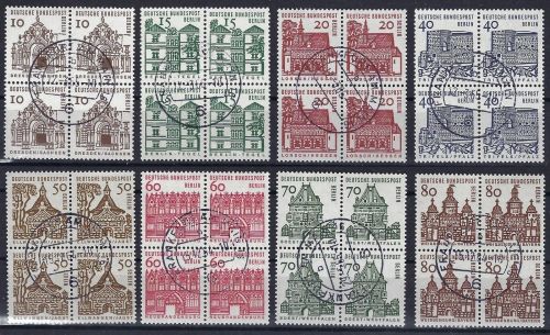 Berlin Mi 242-49 ESt Frankfurt a. Main, Luxus + Gummi, g. Schlegel BPP
