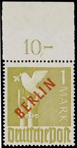 Berlin mi 33 P OR** einwandfrei (Rand vorgefaltet) Befund Schlegel BPP