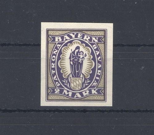 Dt. Reich Michel Nummer 132 U, 2 Mark Freimarke 1920 ungezähnt **