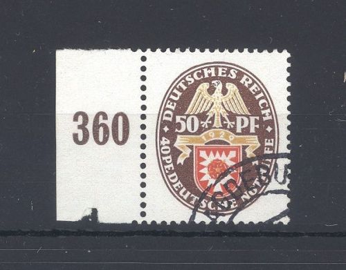 Dt. Reich Michel Nummer 434 I, 50 Pfg. Freimarke 1929 gestempelt