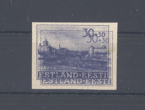 Dt. Bes. 2. WK Estland Michel Nr. 6 DD, 30 K. 1941 mit DD **, gp. BPP