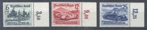 Dt. Reich Michel Nummer 695/97, Nürburgrennen 1939 ** als Randsatz