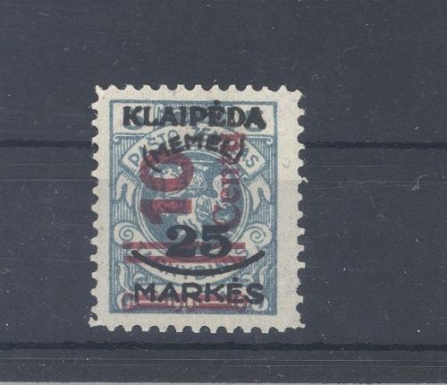 Memel Michel Nummer 230 II, 10 C. Lit. Bes. ungebraucht *, gp. BPP