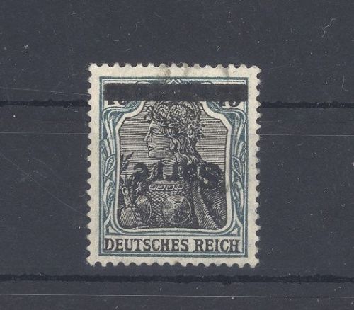 Saargebiet Michel Nummer 15 I K, 75 Pfg. kopfstehender Druck *, gp.