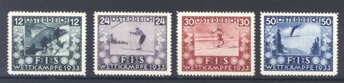 Österreich Michel Nummer 551/54, Jugendwohlfahrt 1933 **