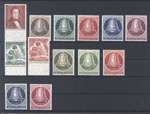 Berlin Michel Nummer 74-86, Jahrgang 1951 **