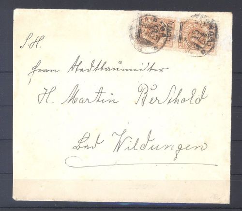 Memel Lit. Besetzung, Brief Michel Nummer 170 Paar MeF aus Klaipeda