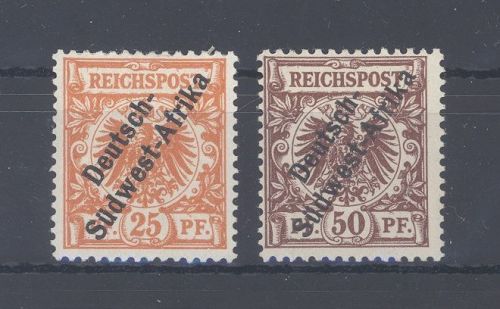 Dt. Kolonien DSWA Michel Nummer I-II, Freimarken 1898 ungebraucht *