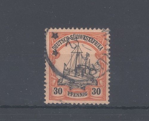 Dt. Kolonien DSWA Mi.Nr. 16 I , 30 Pfg. 1901 PF I gestempelt, gp. BPP