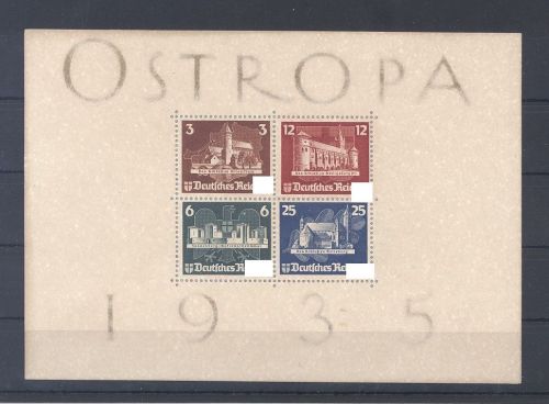 Dt. Reich Block 3, Ostropa Block ungebraucht *