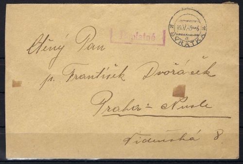 B&M, Geb. bezahlt, Svratka-Prag 19.5.45.....Prager Aufstand, selten (40