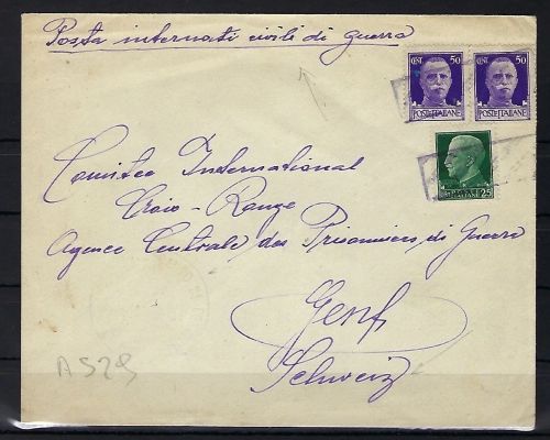 Brief eines Judischen KZ-Häftling aus Ferramonti in Italien, an..... (76