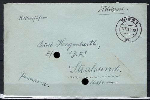 Feldpost SS-Infanteriebataillon "Der Führer", n.Stralsund , Waffen-SS (77