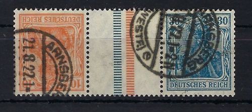 DR Germania ZD KZ 2.2 °, gep. Infla Berlin, ungefaltet