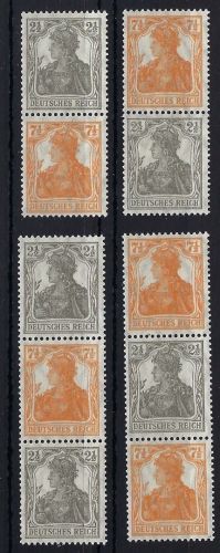 DR Germania ZD´s S 11a - S14 a ** kpl. Garnitur, je gep. Infla Berlin