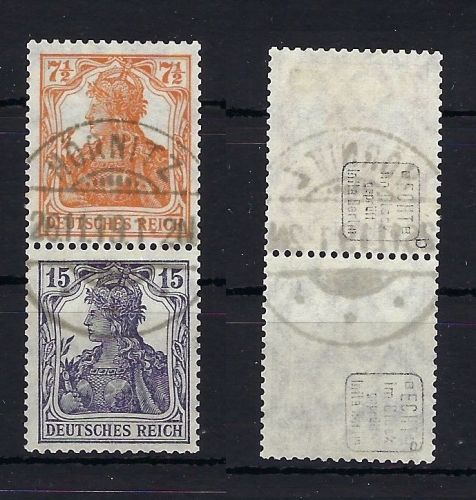 DR Germania ZD S 8 ba °, gep. Infla Berlin, ungefaltet