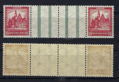 DR Nothilfe 1931, ZD WZ 8 * minimal angefaltet