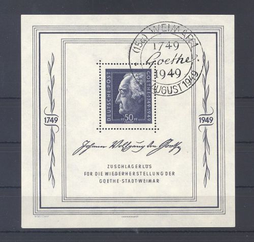 SBZ Block 6, Goetheblock 1949 mit SST