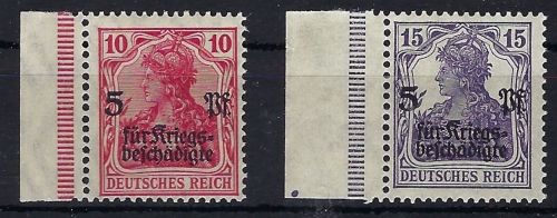 DR, Mi 105 a - 106 b** gepr. Infla Berlin / Dr. Oechsner BPP