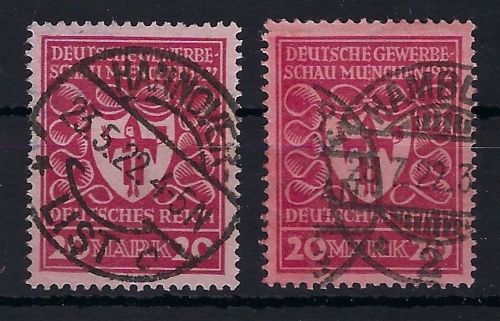 DR Mi 204 a-b °, je gepr. Infla Berlin