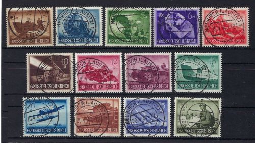 DR Tag der Wehmacht, Mi 873 - 885 einheitlich gestempelt