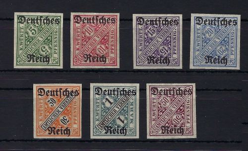 DR Dienst, Mi 57 - 64 U ** komplett, ohne 62 wie im Katalog.