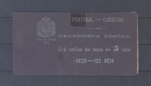 Portugal Markenheftchen Michel Nummer 155, König Manuel II 1910