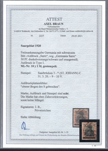 Sarre Mi 10 y I M °, FFA Braun BPP