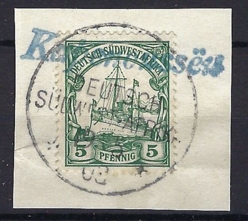 DSWA Luxus Briefstück mit Wanderstempel Kapenosseu 19.5.03