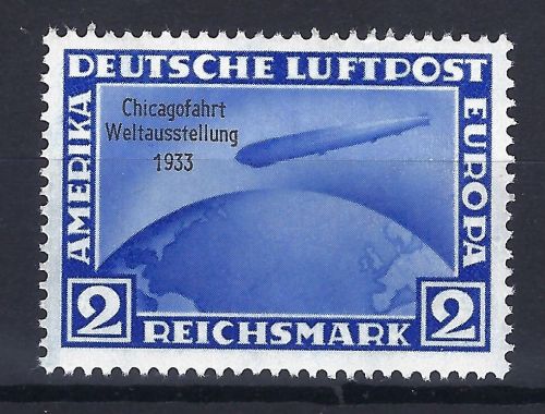 DR Chicagofahrt 1933, Mi 497 ** in Luxus Qualität