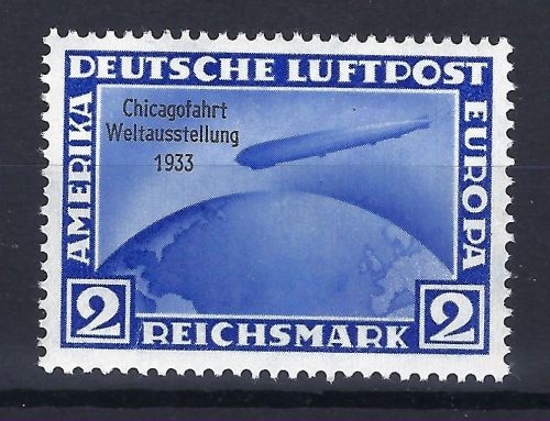 DR Chicagofahrt 1933, Mi 497 ** in Luxus Qualität