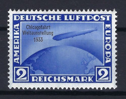 DR Chicagofahrt 1933, Mi 497 ** in Luxus Qualität