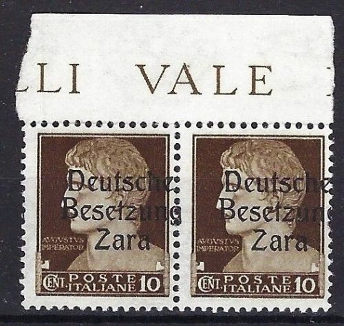 D. Bes. Zara Mi 2 / III ** Paar, einwandfrei gep. Brunel BPP, + 500%