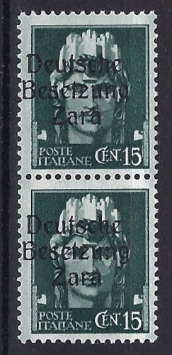 D. Bes. Zara Mi 3 I ** senk. Paar, einwandfrei gep. Brunel BPP