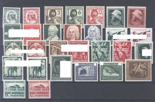 Dt. Reich, ** Posten aus 1934-38 auf Steckkarte