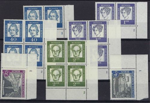 Berlin kleine postfrische Zusammenstellung versch. Formnummern