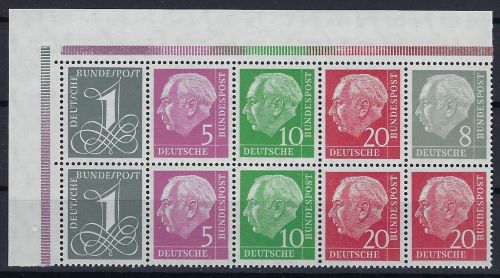 Bund H-Blatt 8 YII RLV III ** MHB-ER OL ungefaltet