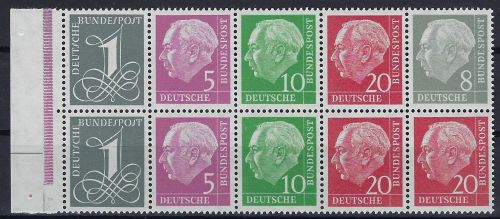 Bund H-Blatt 8 YII RLV V ** ungefaltet