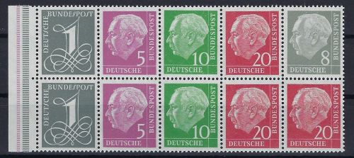 Bund H-Blatt 8 YII RLV I ** ungefaltet