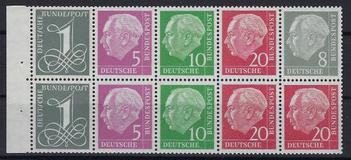 Bund H-Blatt 8 YII RLV I ** ungefaltet