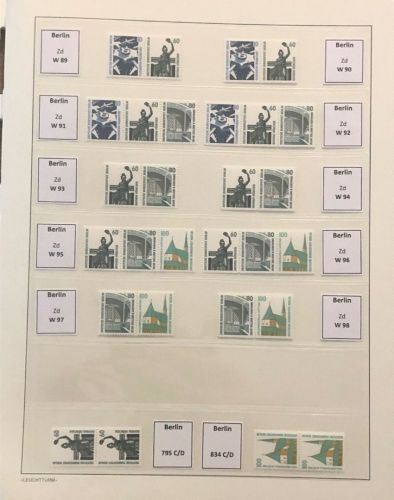 Berlin Zusammendrucke BD bis SWK komplett **